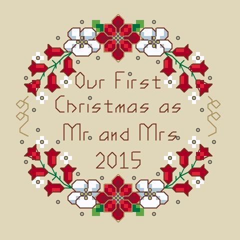 first married christmas together ornament
