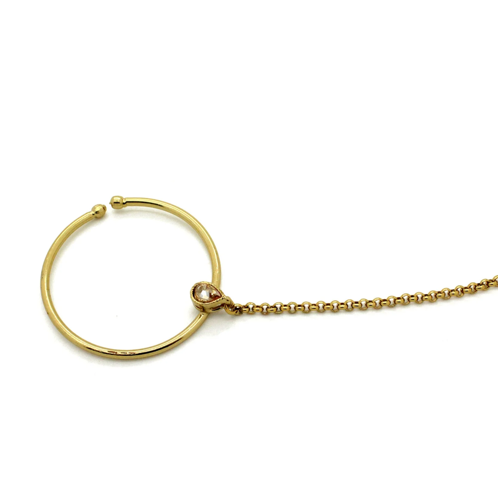 Plain gold nath clearance