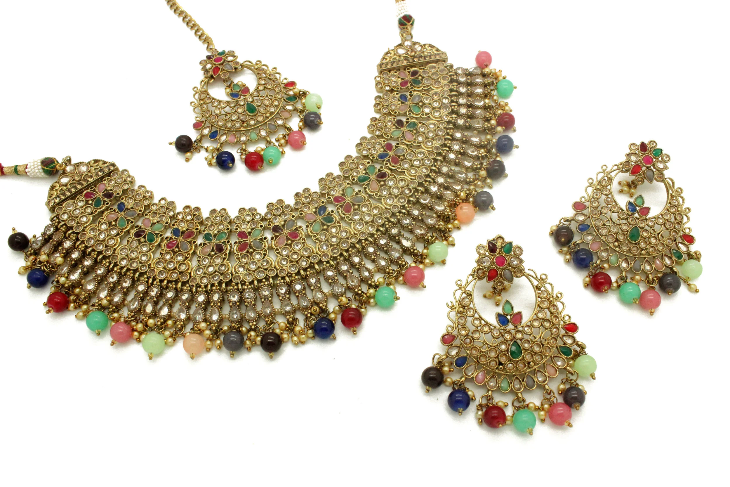 polki kundan set