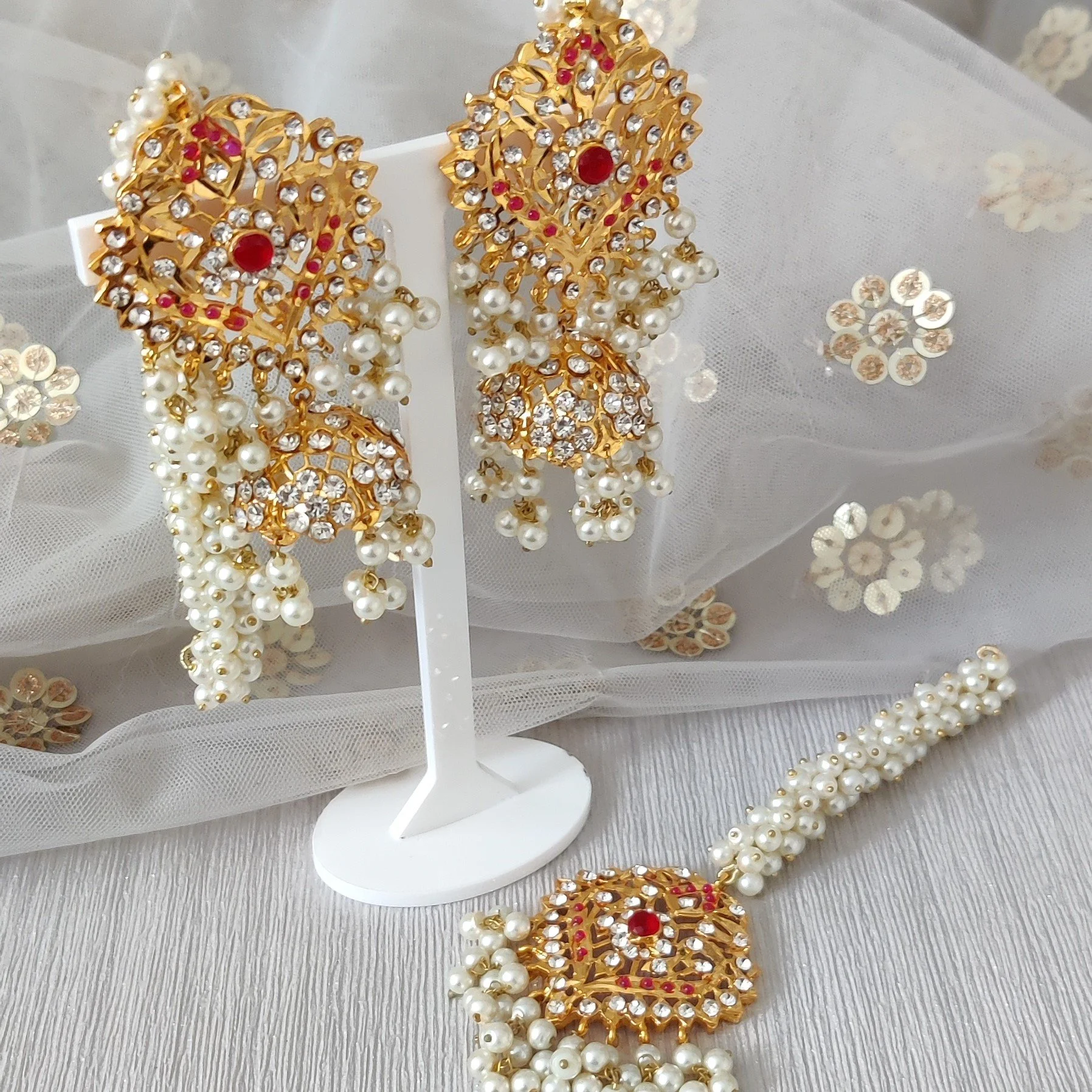 Latest store long earrings