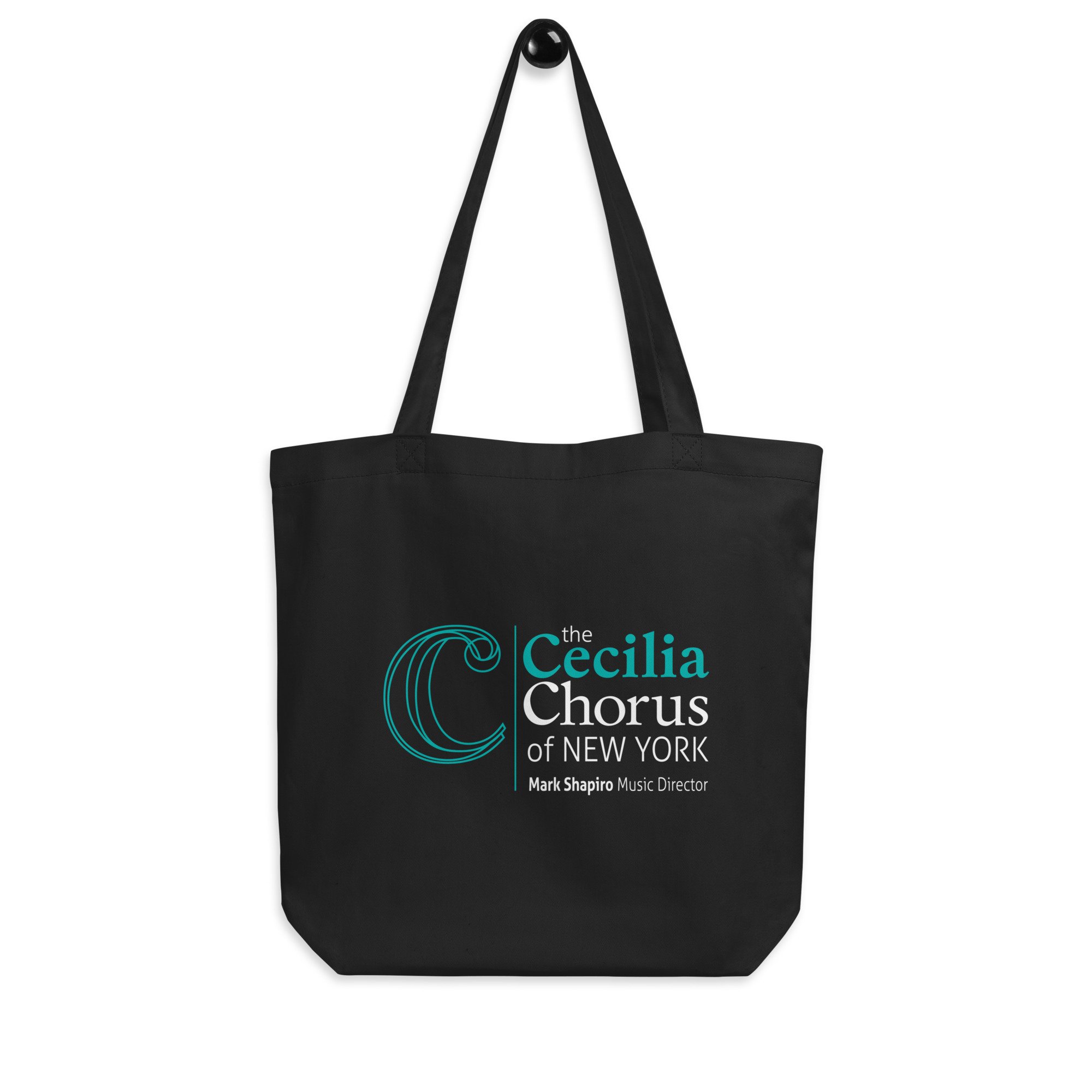 The Cecilia Chorus Block Logo Tote Bag -- Black — The Cecilia Chorus of New  York