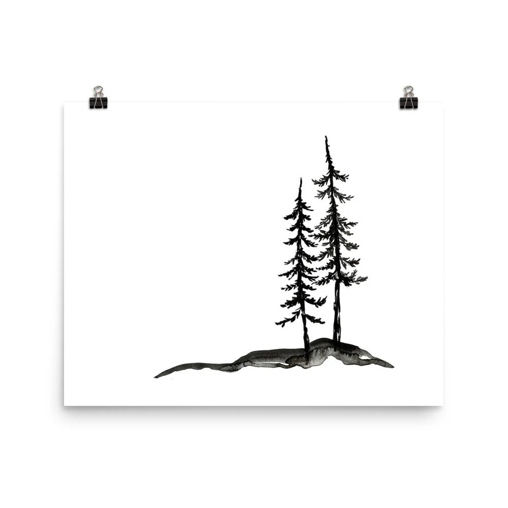 Simple Tree Drawing Tattoo