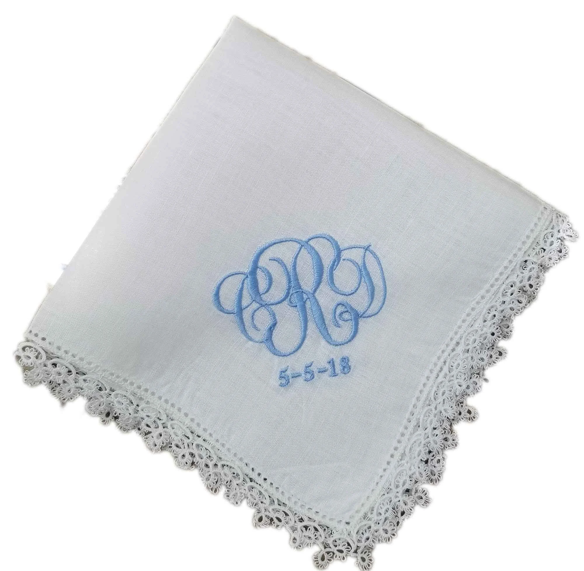 monogrammed linen handkerchiefs