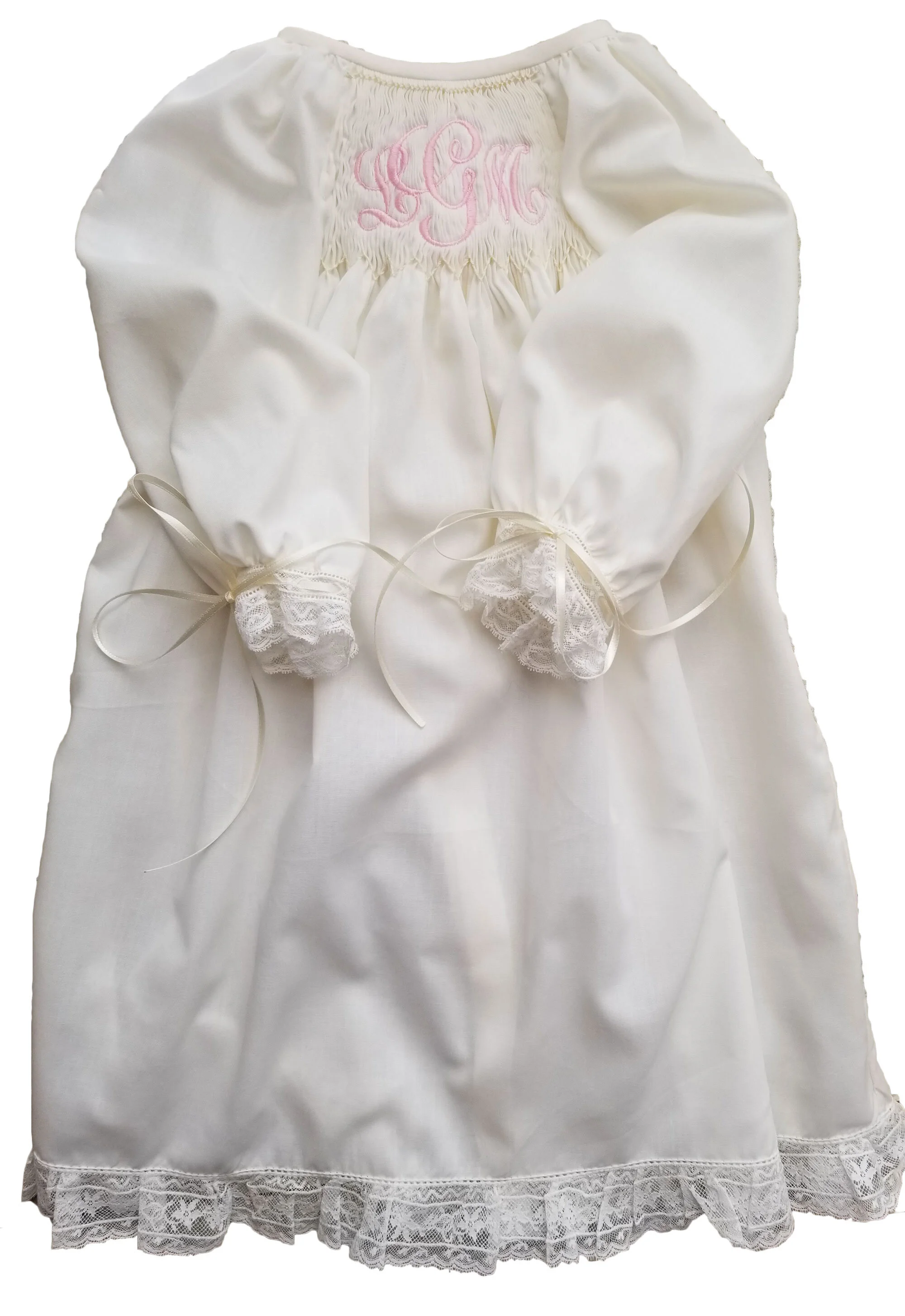 smocked baby gowns