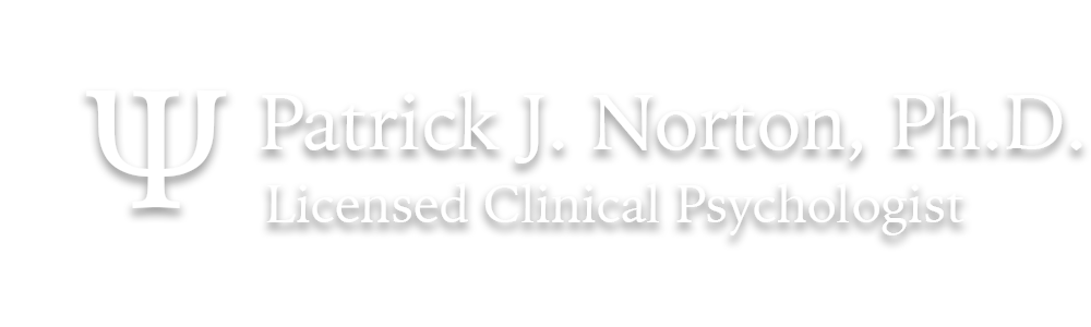 Patrick J. Norton, Ph.D. PSY 27667