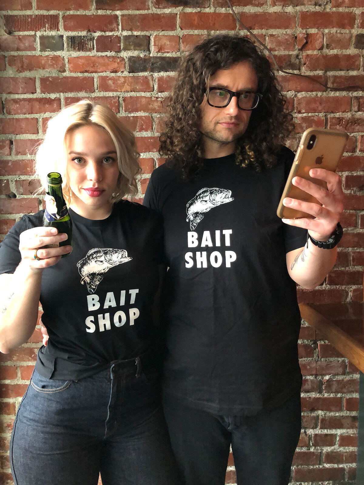 Black Logo T-Shirt — Bait Shop