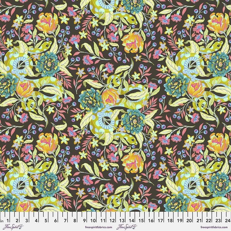 Moon Garden Hissy Fit Dawn - Tula Pink - PER QUARTER METRE Moon Garden Hissy Fit Dawn - Tula Pink - PER QUARTER METRE