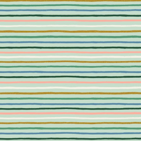 Orchard: Happy Stripe in Mint Orchard: Happy Stripe in Mint