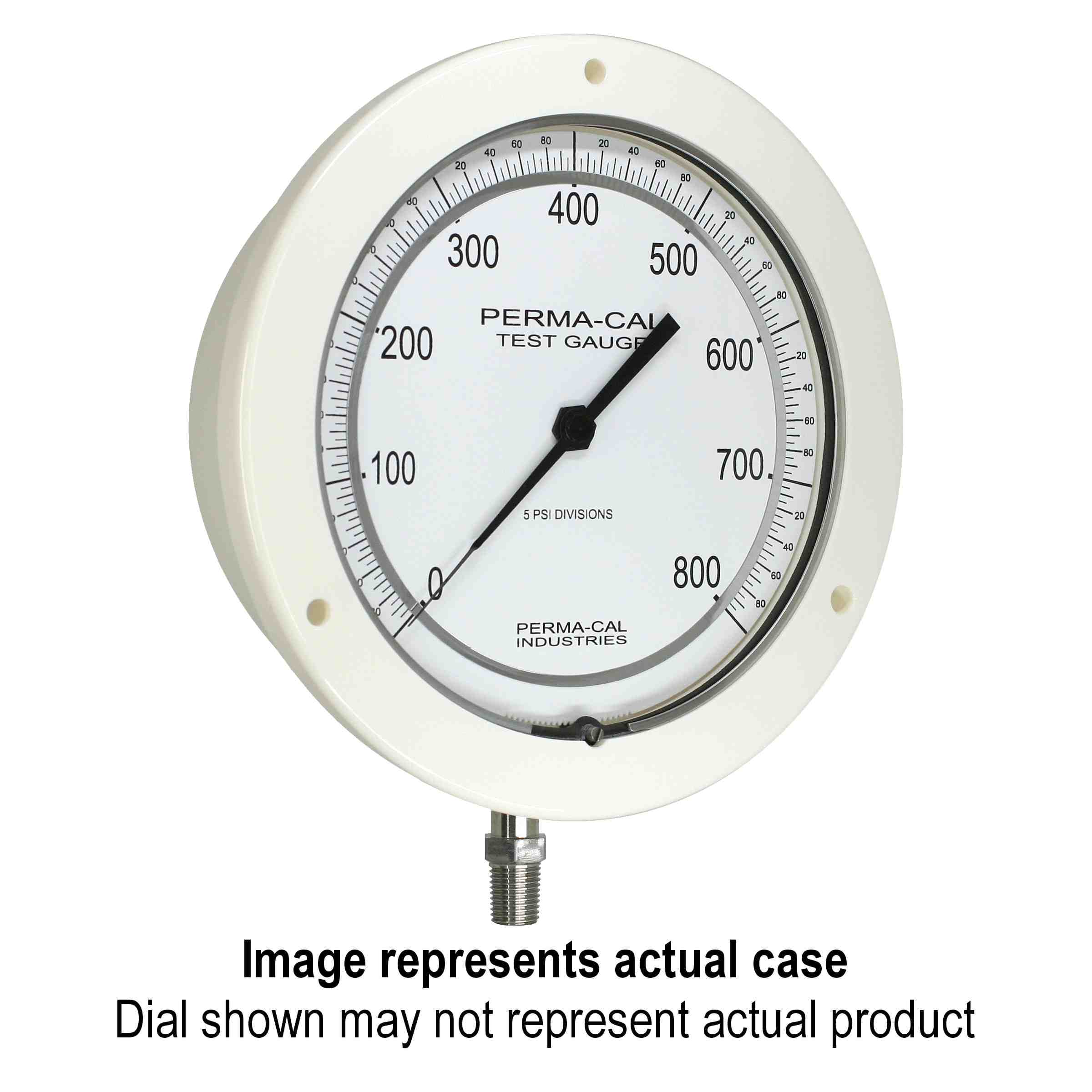 caisson gauge 75 250 msw fsw 6 dial front flange white perma cal pressure gauges