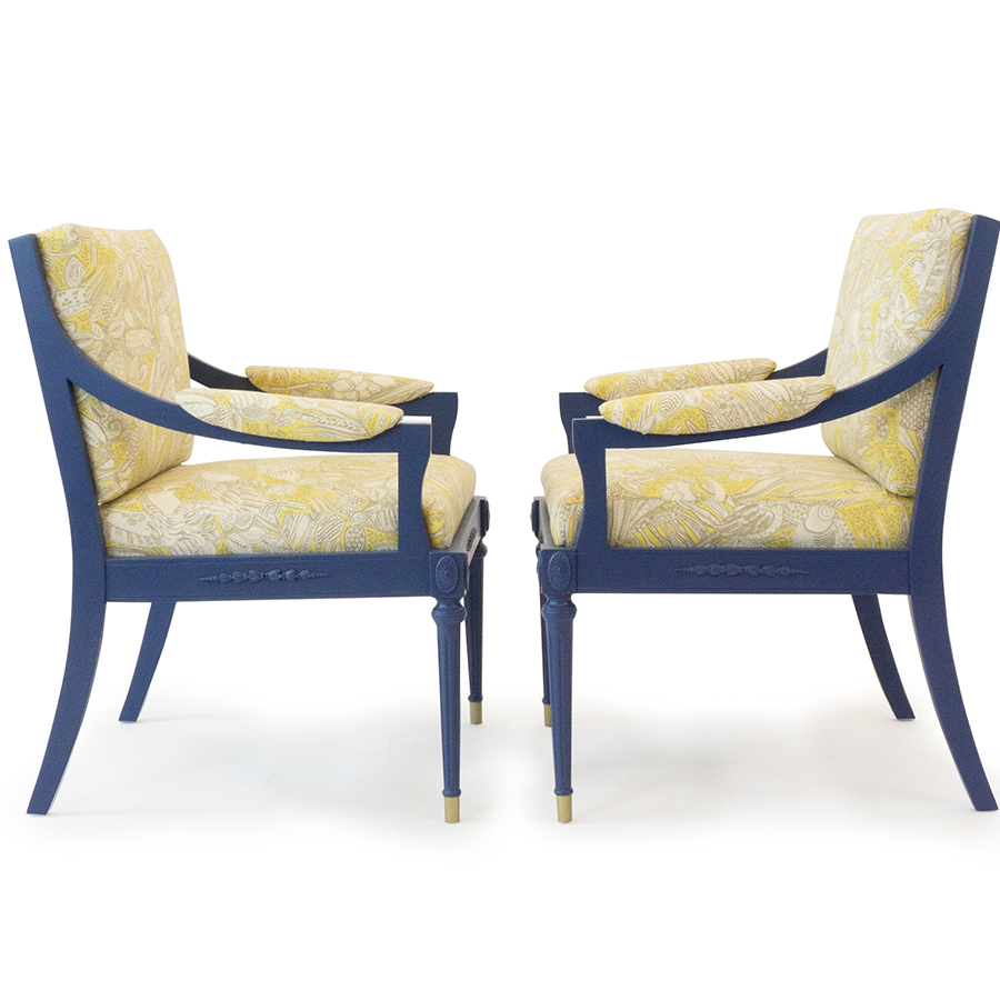 Vintage Hollywood Regency Chairs The Tailored Home