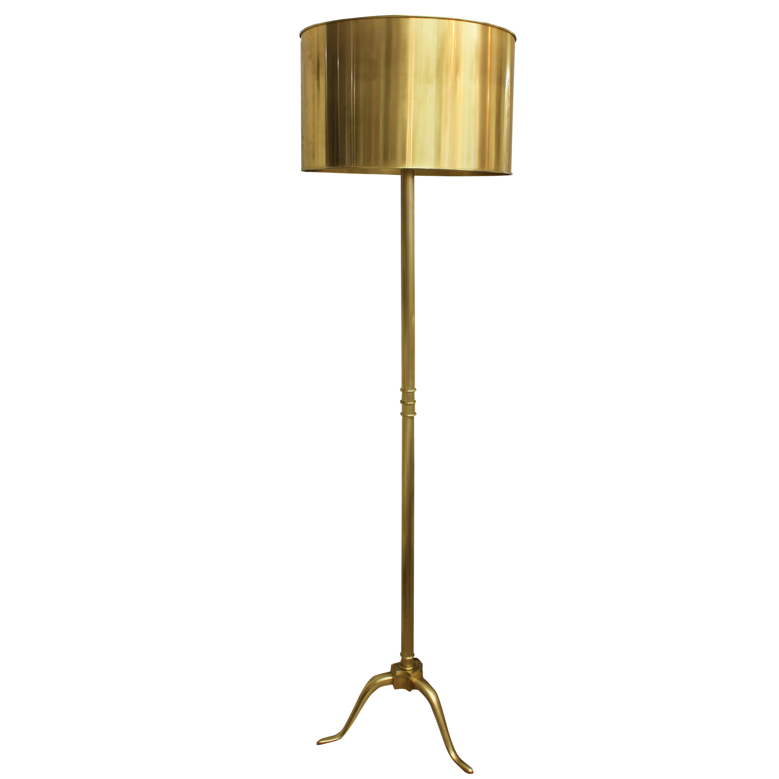 gold floor light