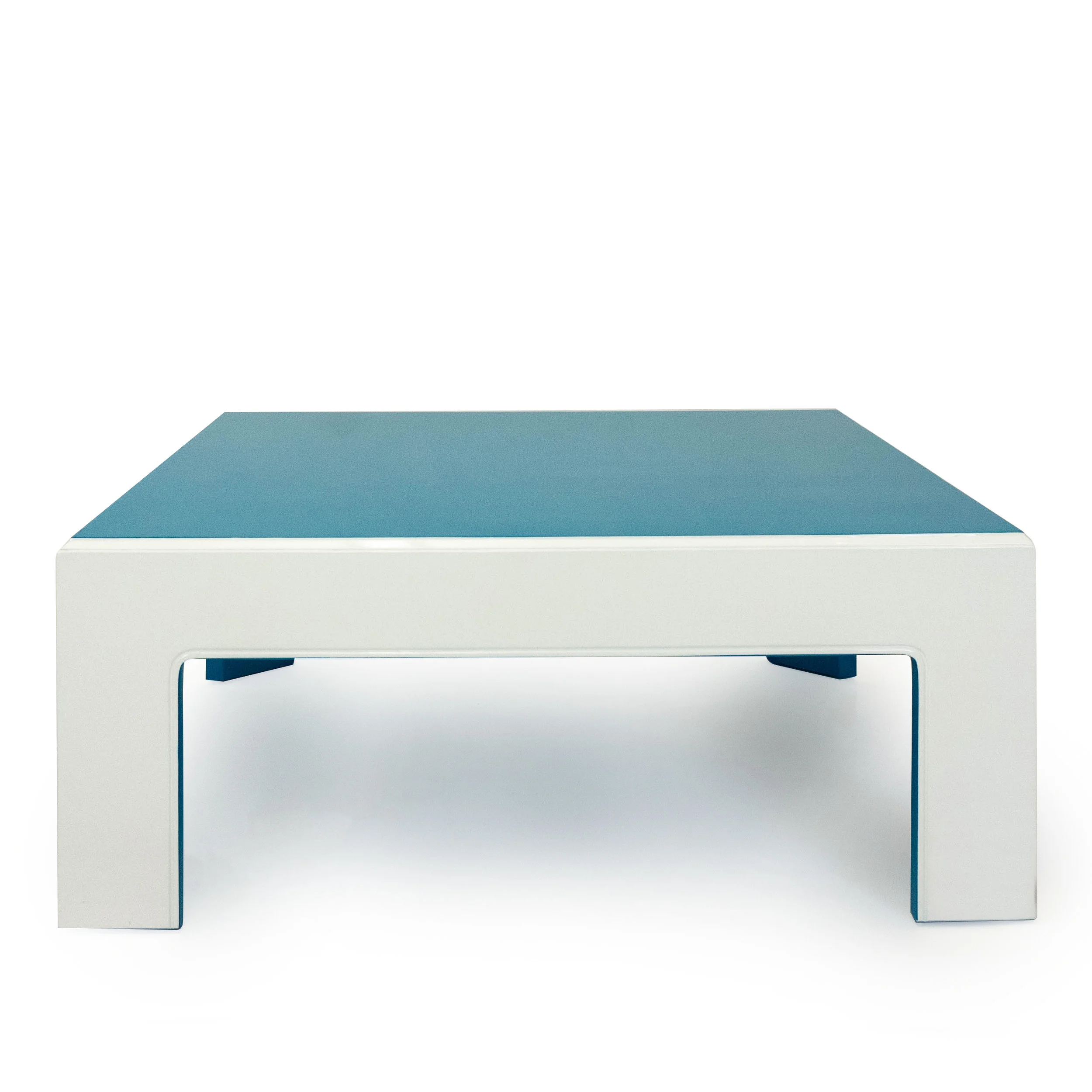 Vintage Henredon Square Parsons Style Coffee Table The Tailored