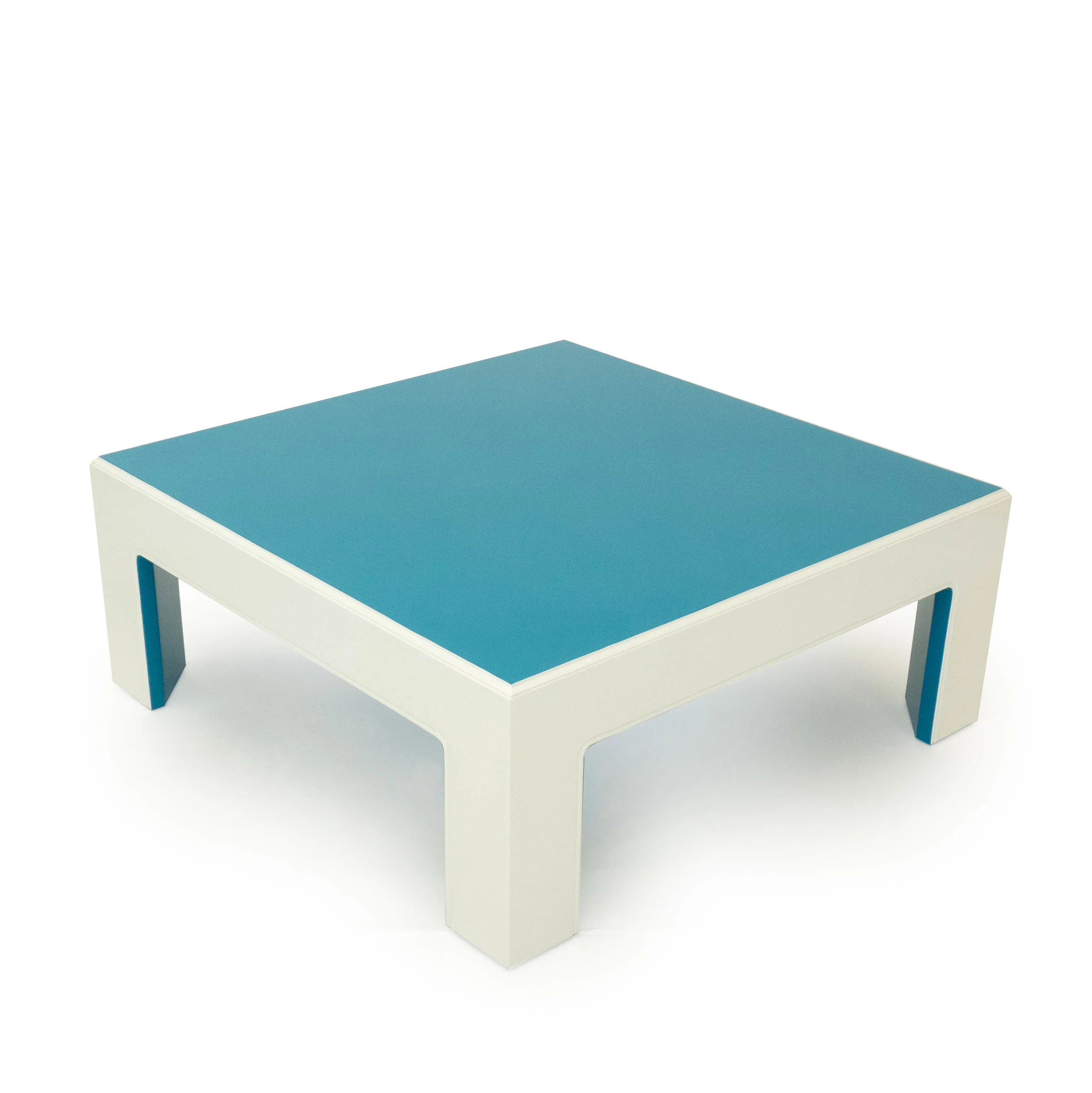 Vintage Henredon Square Parsons Style Coffee Table The Tailored