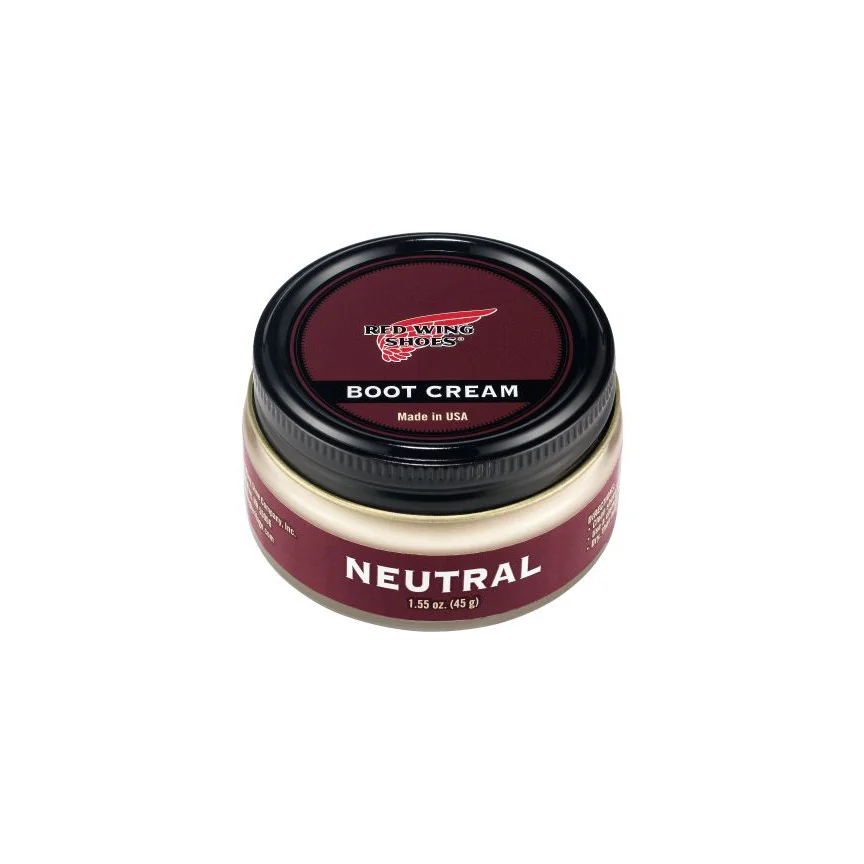 red wing neutral boot cream