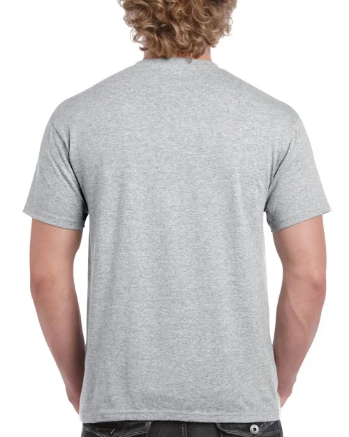 Back of grey t shirt online