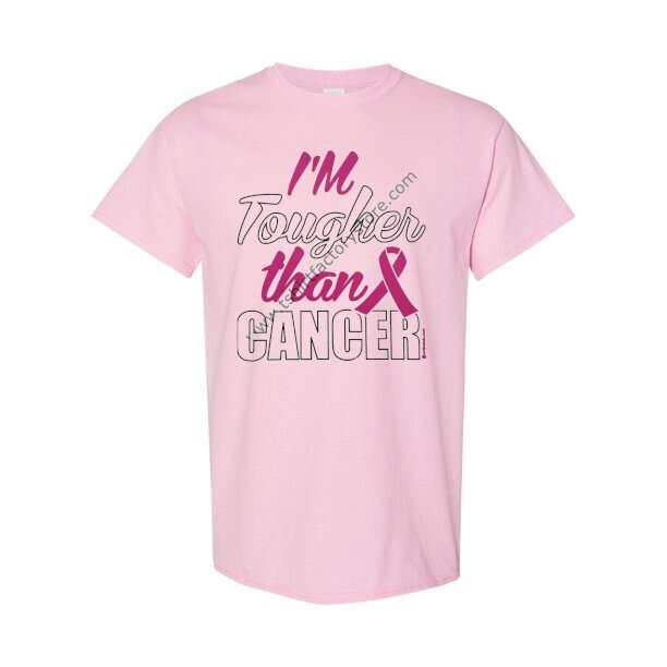 Uregelmæssigheder replika Quilt I'M TOUGHER THAN CANCER BREAST CANCER AWARENESS T-SHIRT — T-Shirt Factory:  Shop Printed T-Shirts, Sweatshirts and Hoodies
