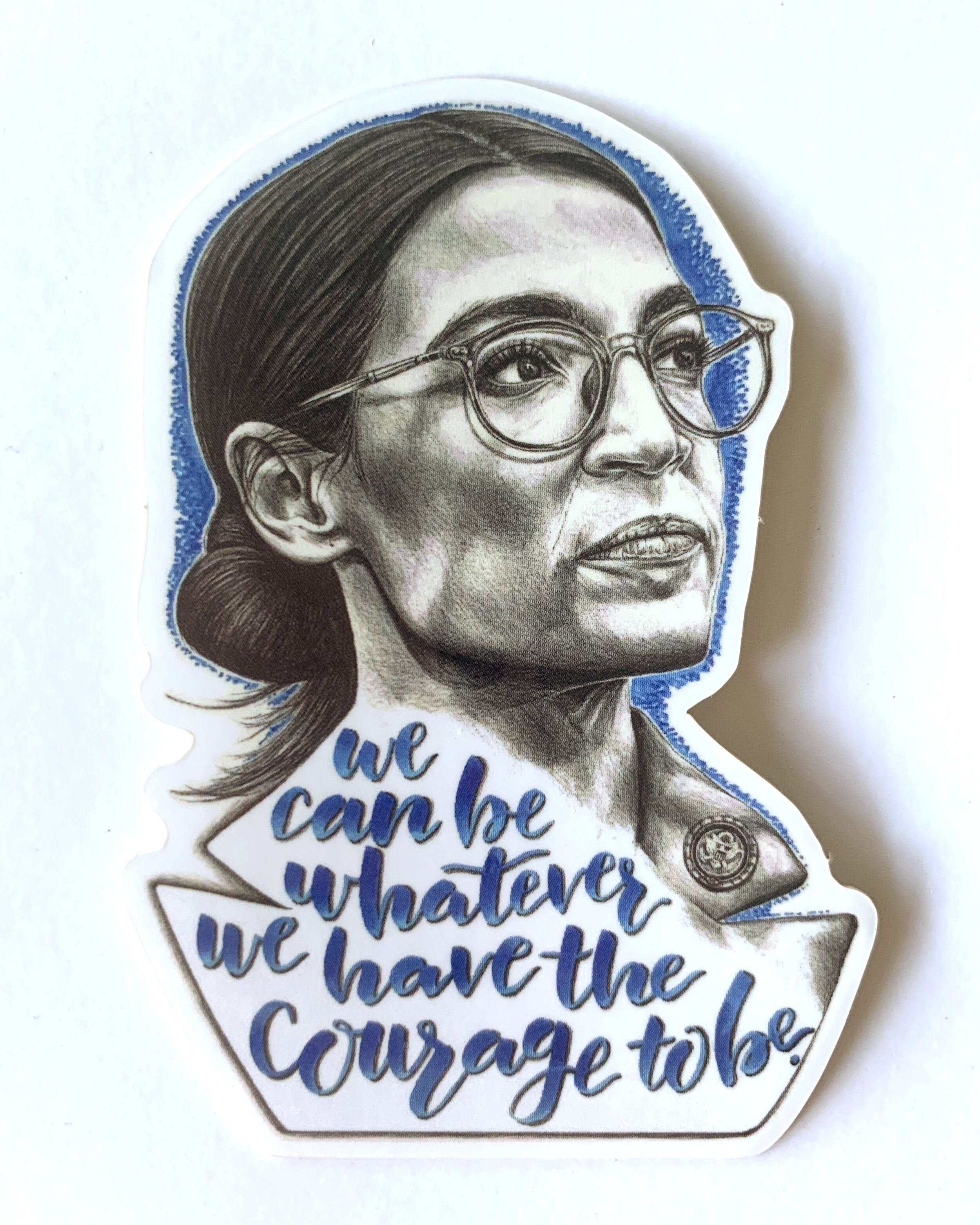 Alexandria Ocasio Cortez Sticker Mandi Antonucci