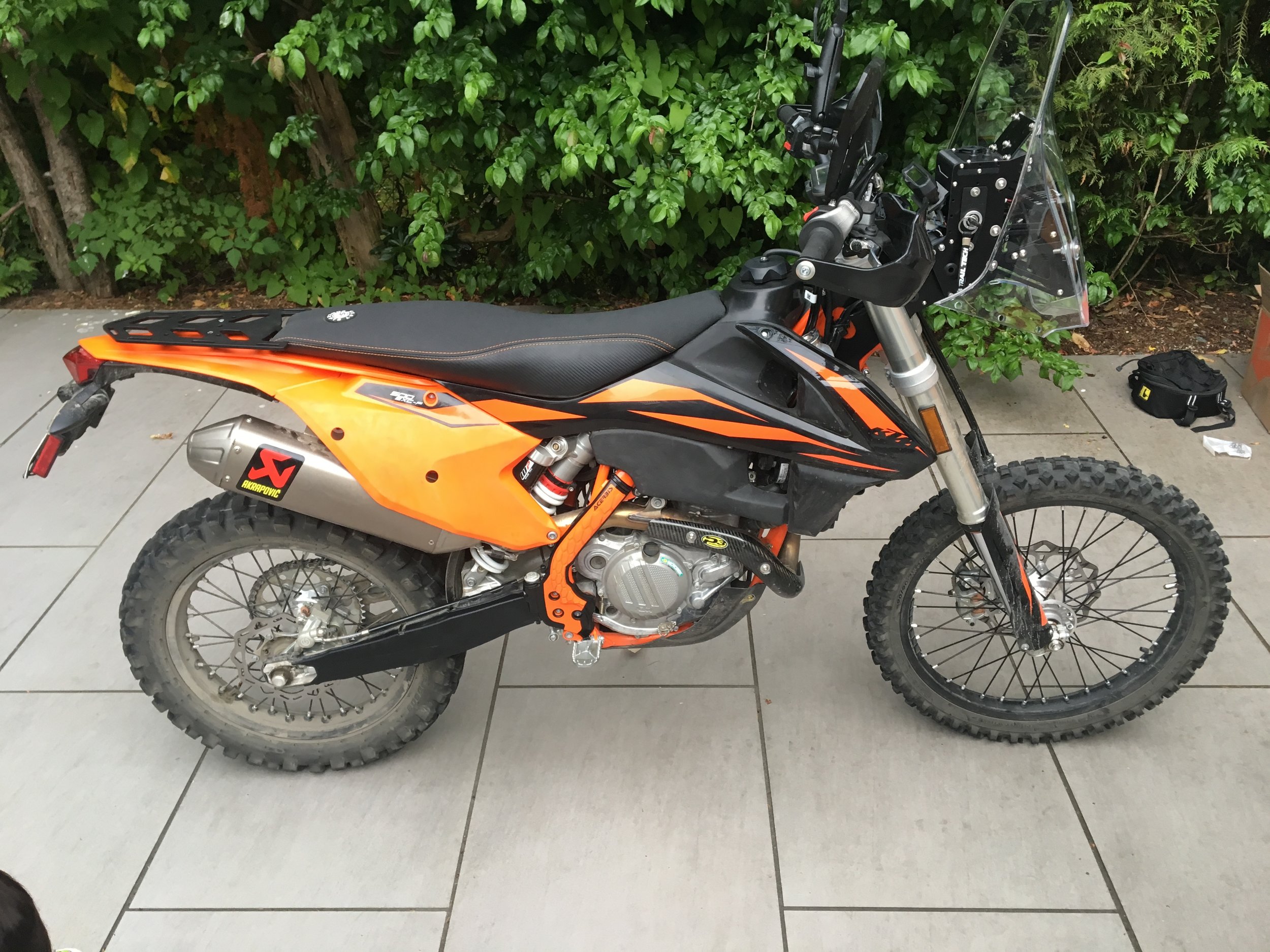 ktm 500 exc luggage rack