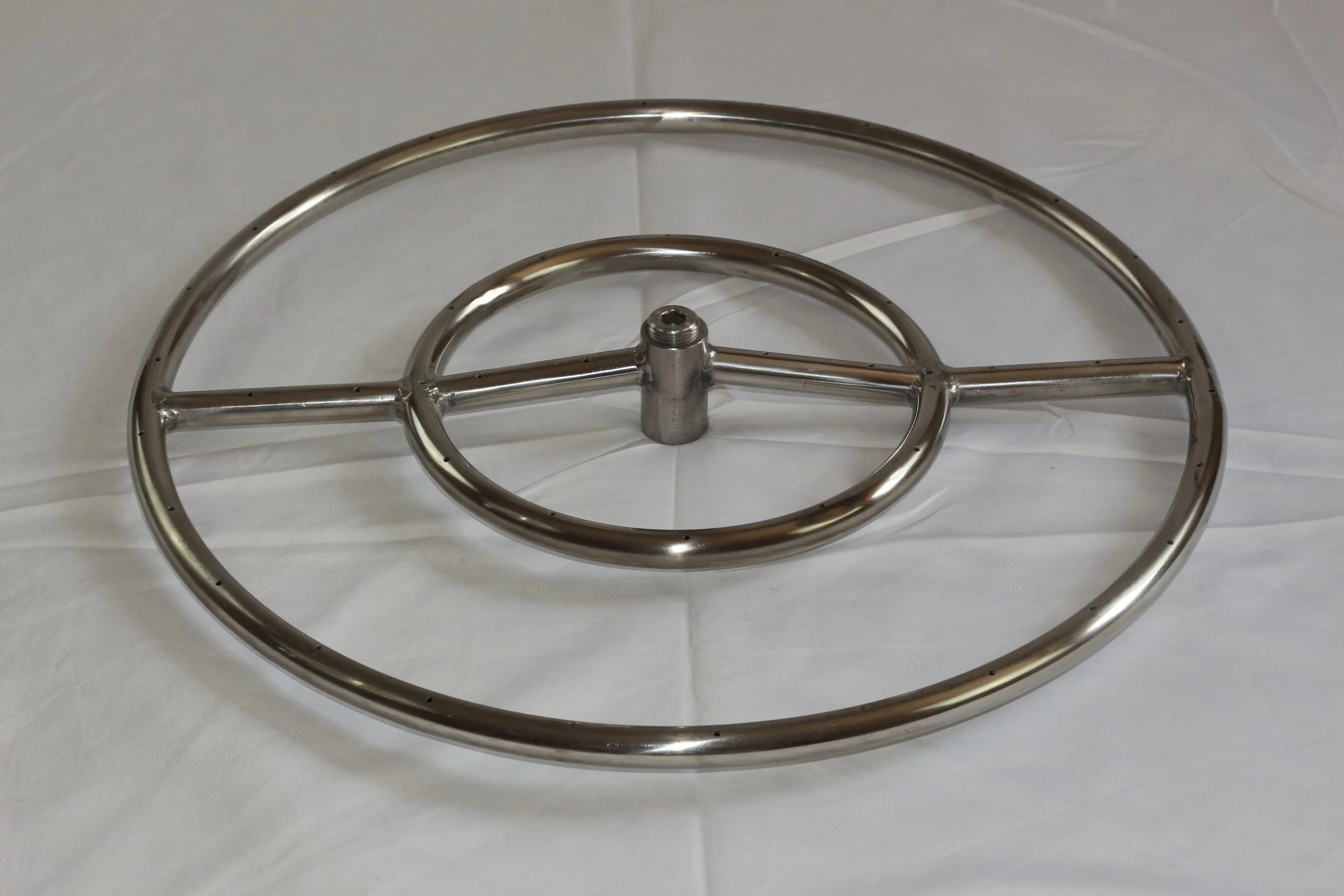 Stainless Steel Round Gas Fire Pit Burner Ring Insert By Hpc