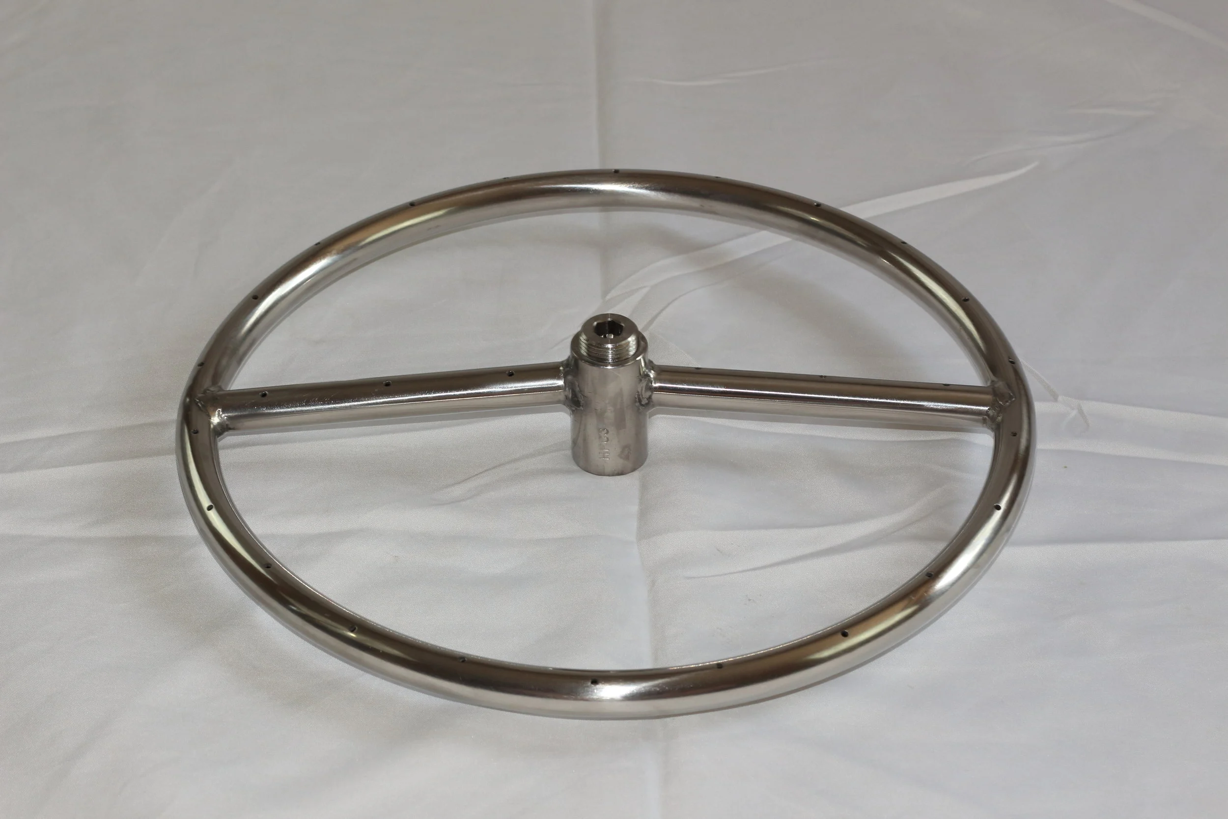 Stainless Steel Round Gas Fire Pit Burner Ring Insert By Hpc