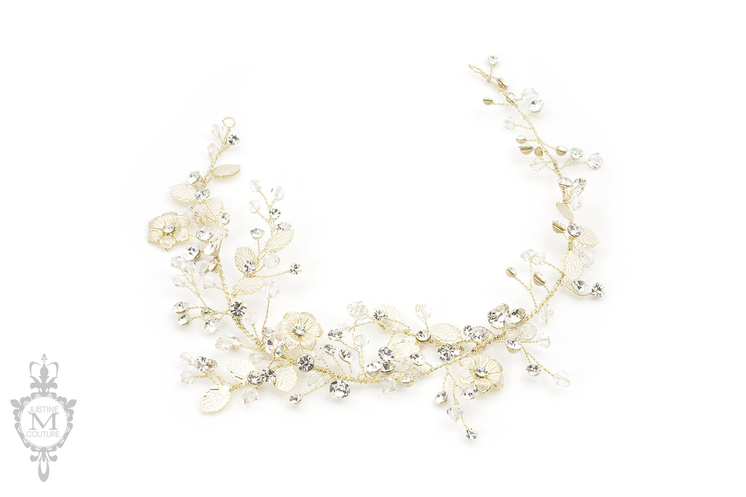 Gold Ocean Confetti Hair Vine - Bridal Accessories - The White Flower - San  Diego, CA