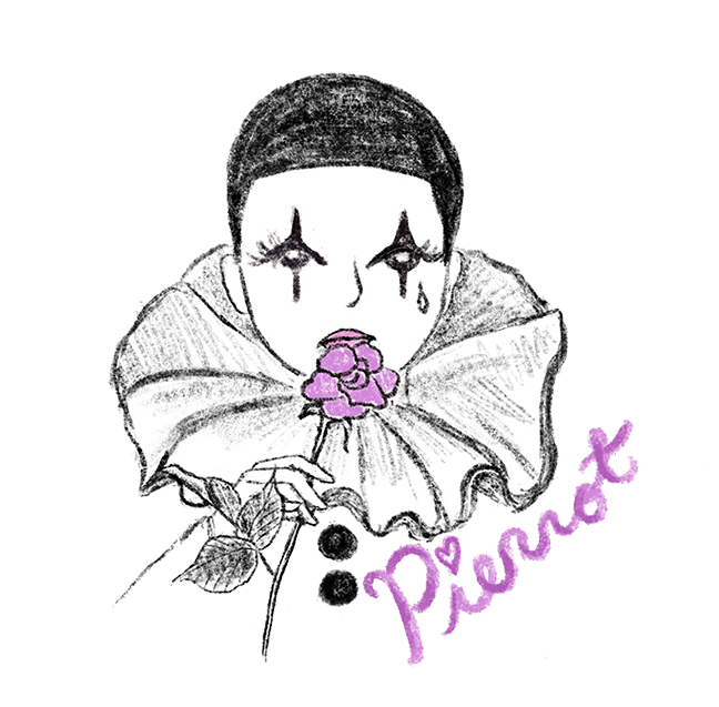 Pierrot Floral