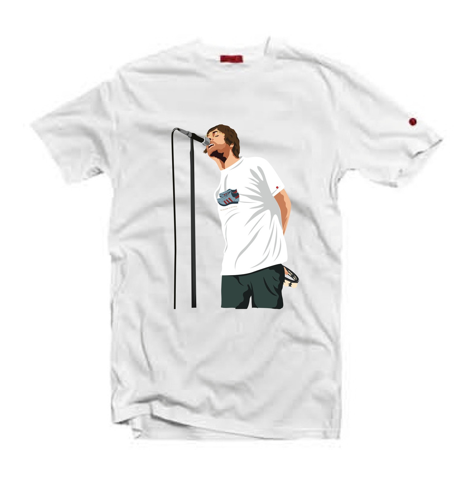 liam gallagher adidas t shirt