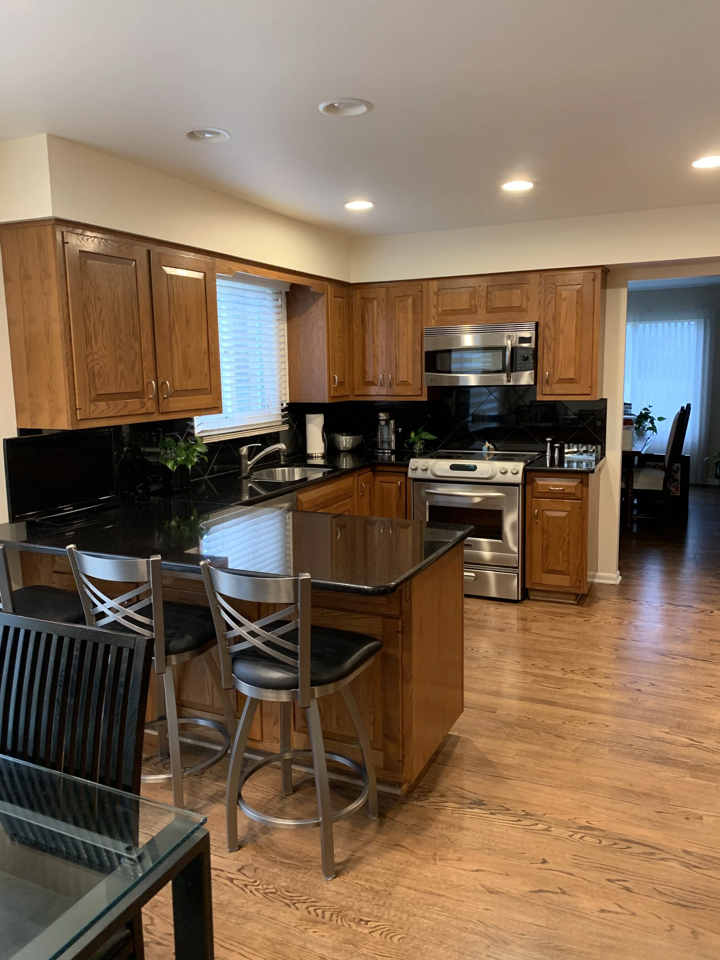 Beautiful Complete Wood Custom Wood Mode Kitchen Stainless Steel