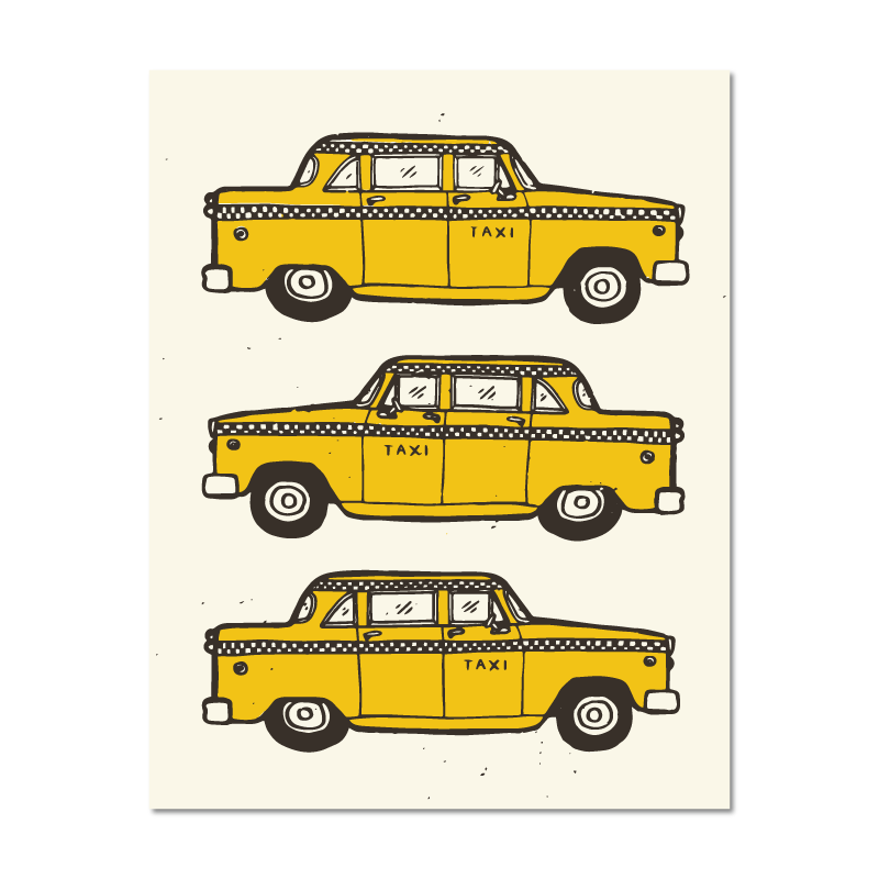 Checker Cab Print Stuffed Brain Studio Branding Design And