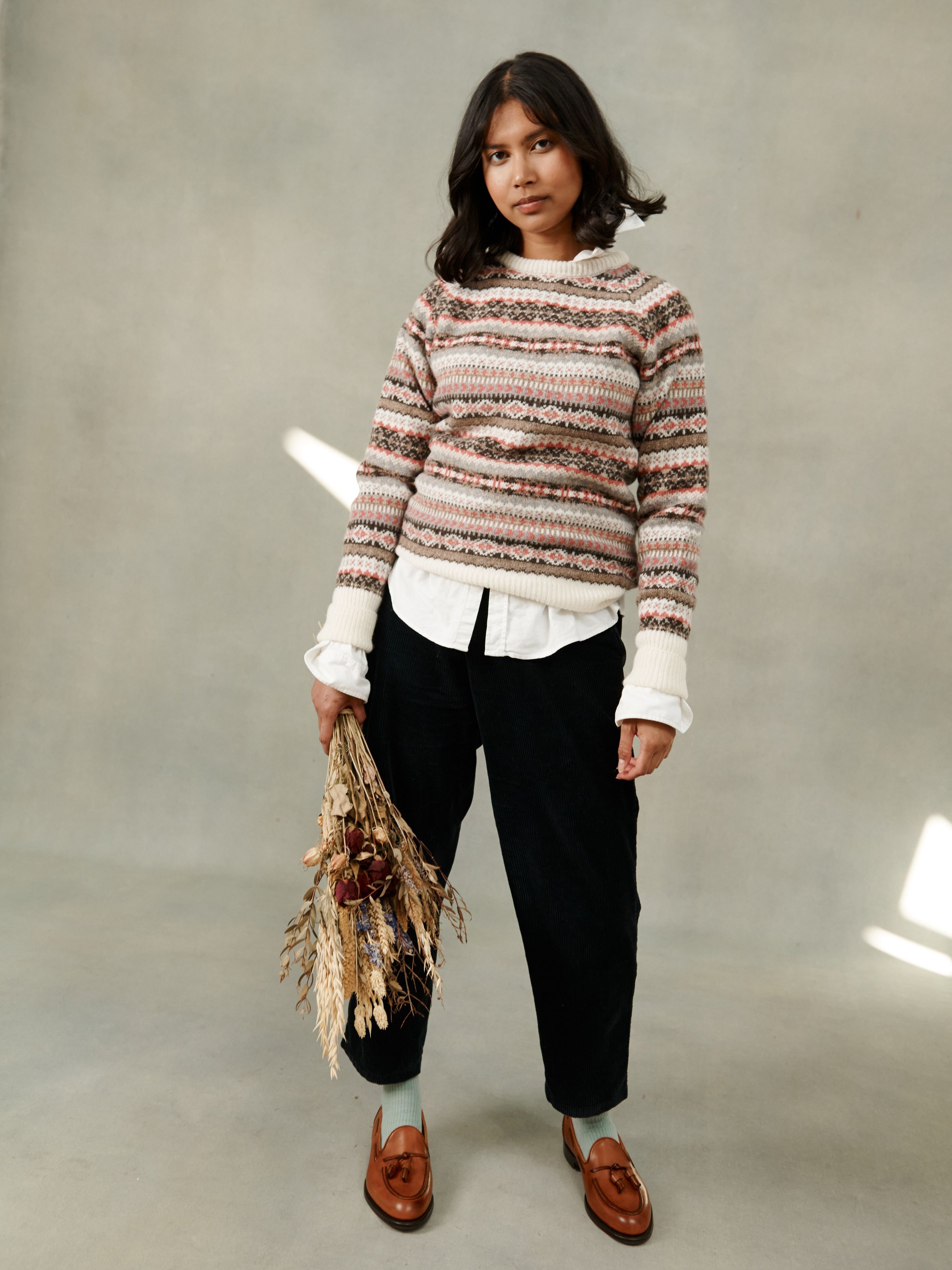 Vintage white shop sweater