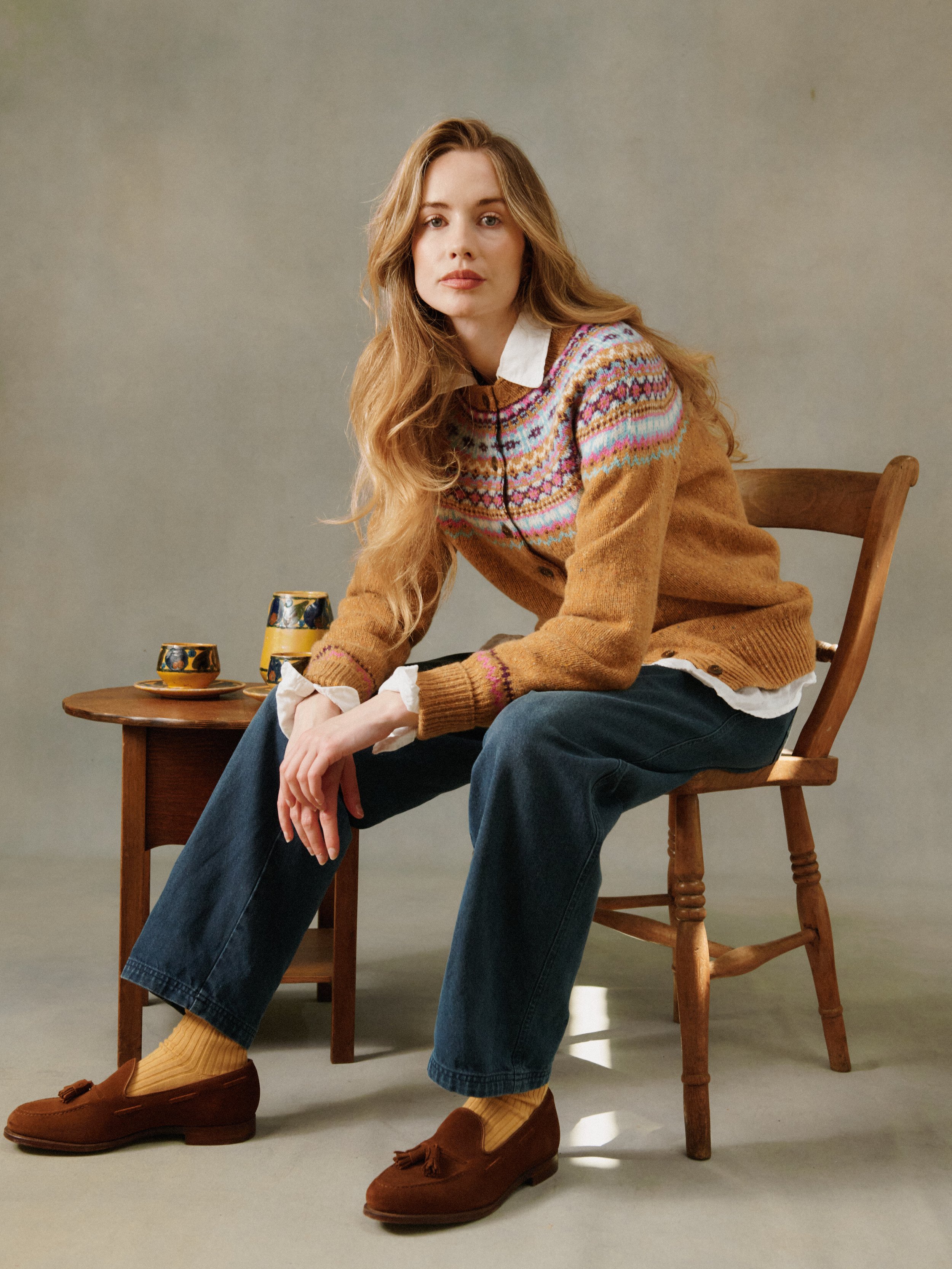 Quality Seamless Scottish Knitwear 100% Spun and Knitted In Scotland, Bosie Knitwear stocks Harley of Scotland, Beautiful Original Scottish Fair Isles