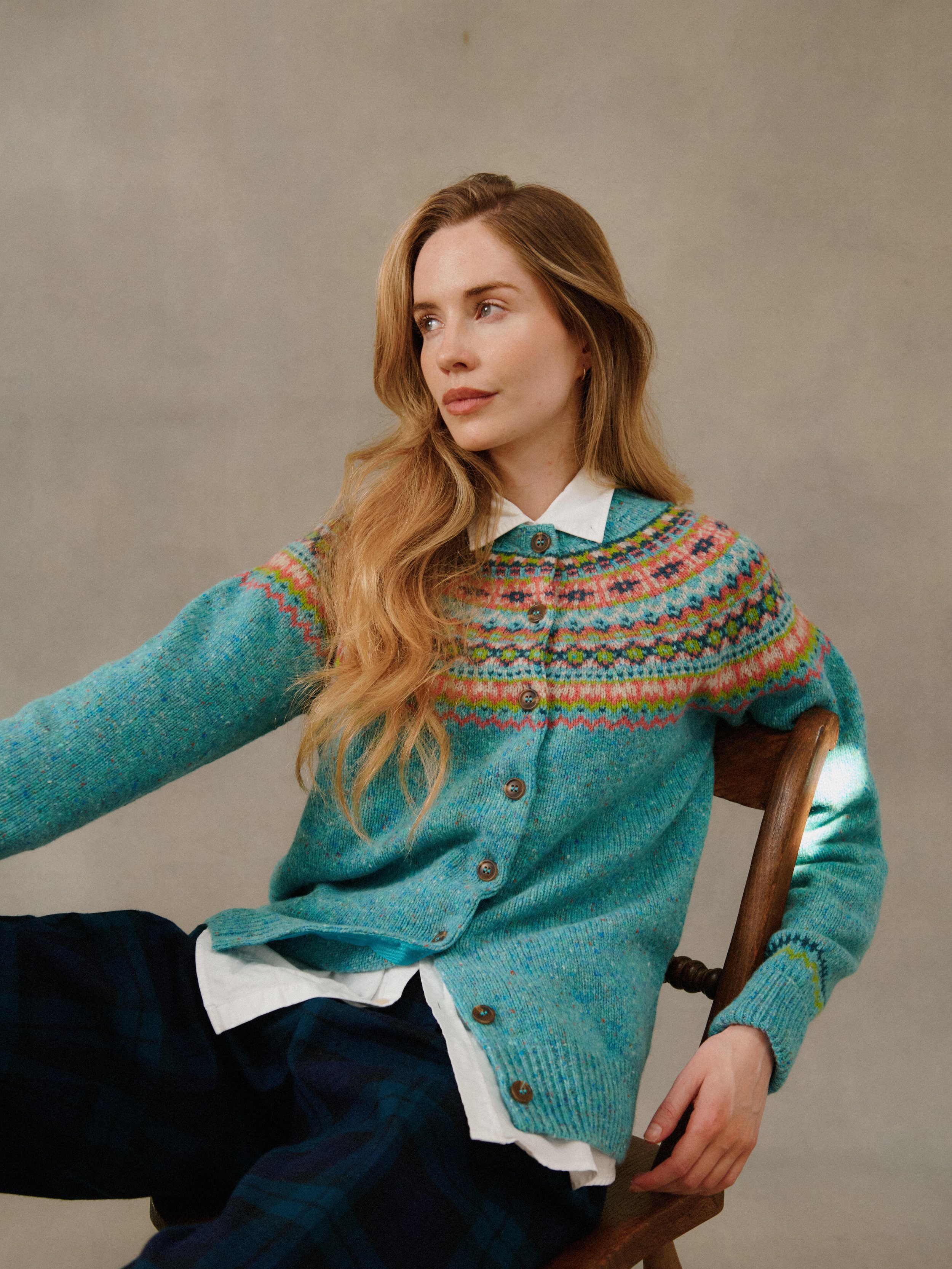 Quality Seamless Scottish Knitwear 100% Spun and Knitted In Scotland, Bosie Knitwear stocks Harley of Scotland, Beautiful Original Scottish Fair Isles