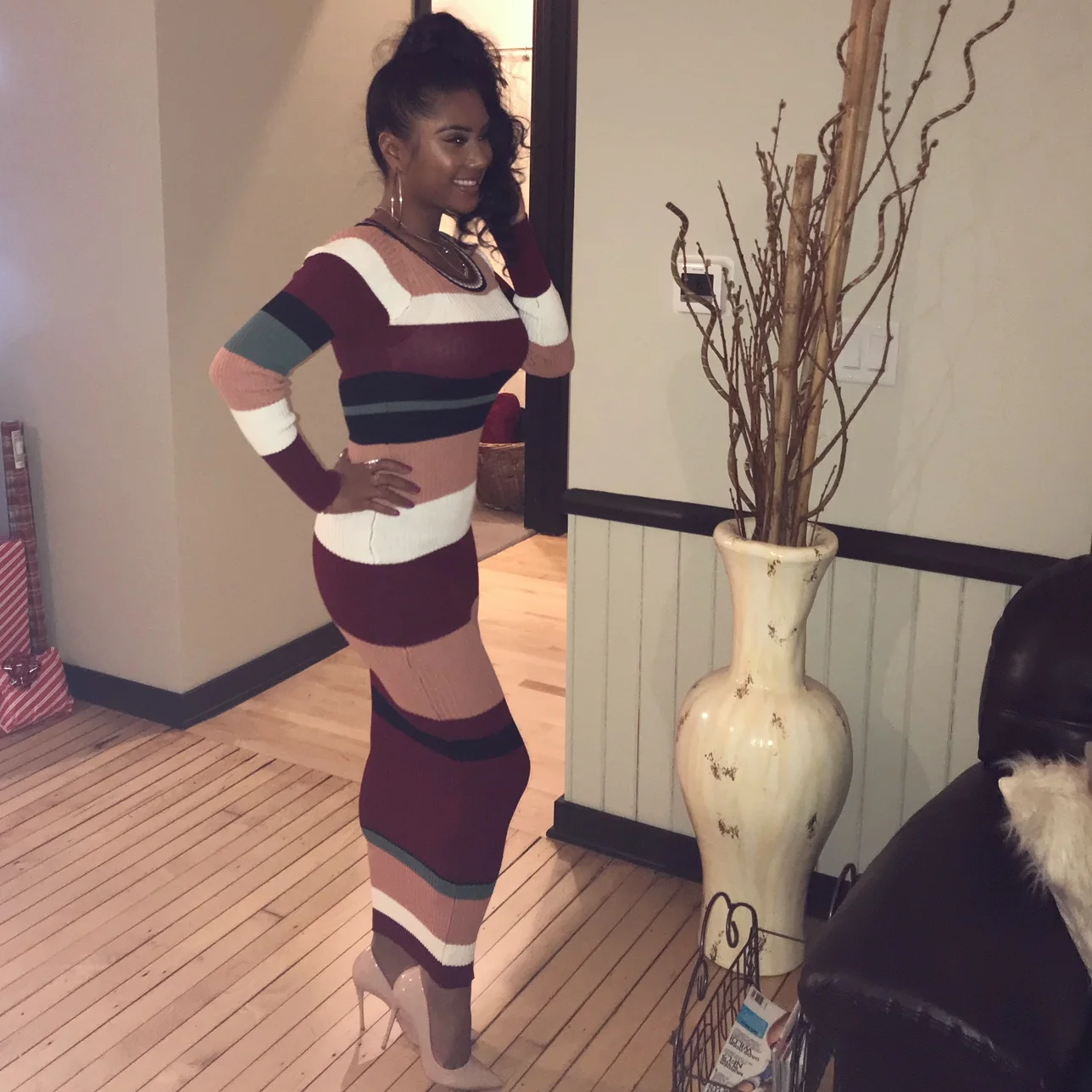 Full Length Sweater Dress Moni G