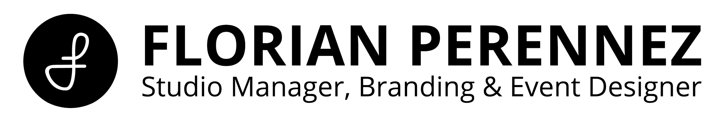 Florian Perennez - Studio Manager, Brand &amp; Event Designer