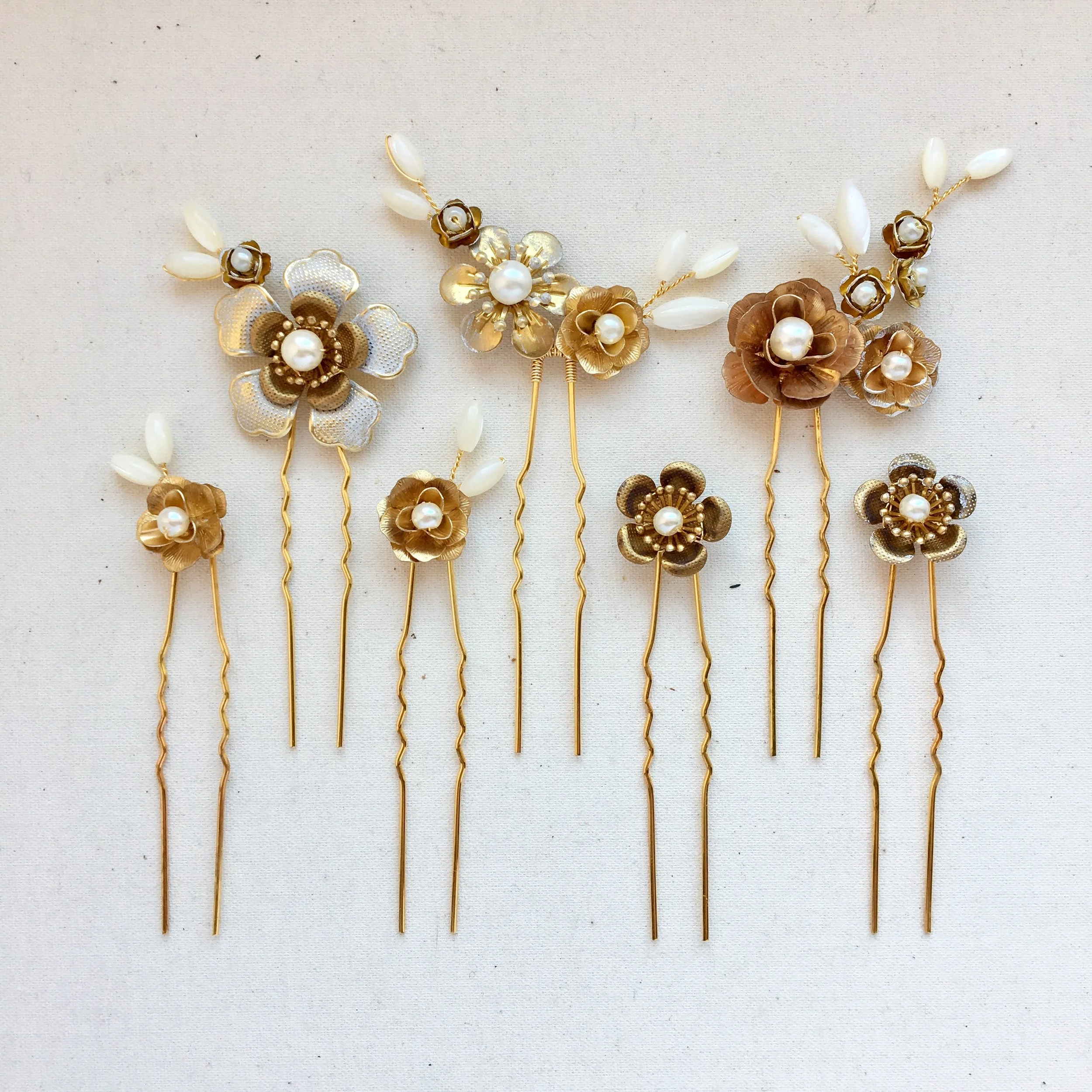 Claudette Hairpins Miss Clemmie Artisan Bridal Accessories