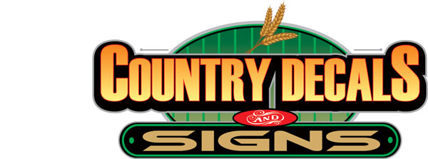 Country Decals & Signs