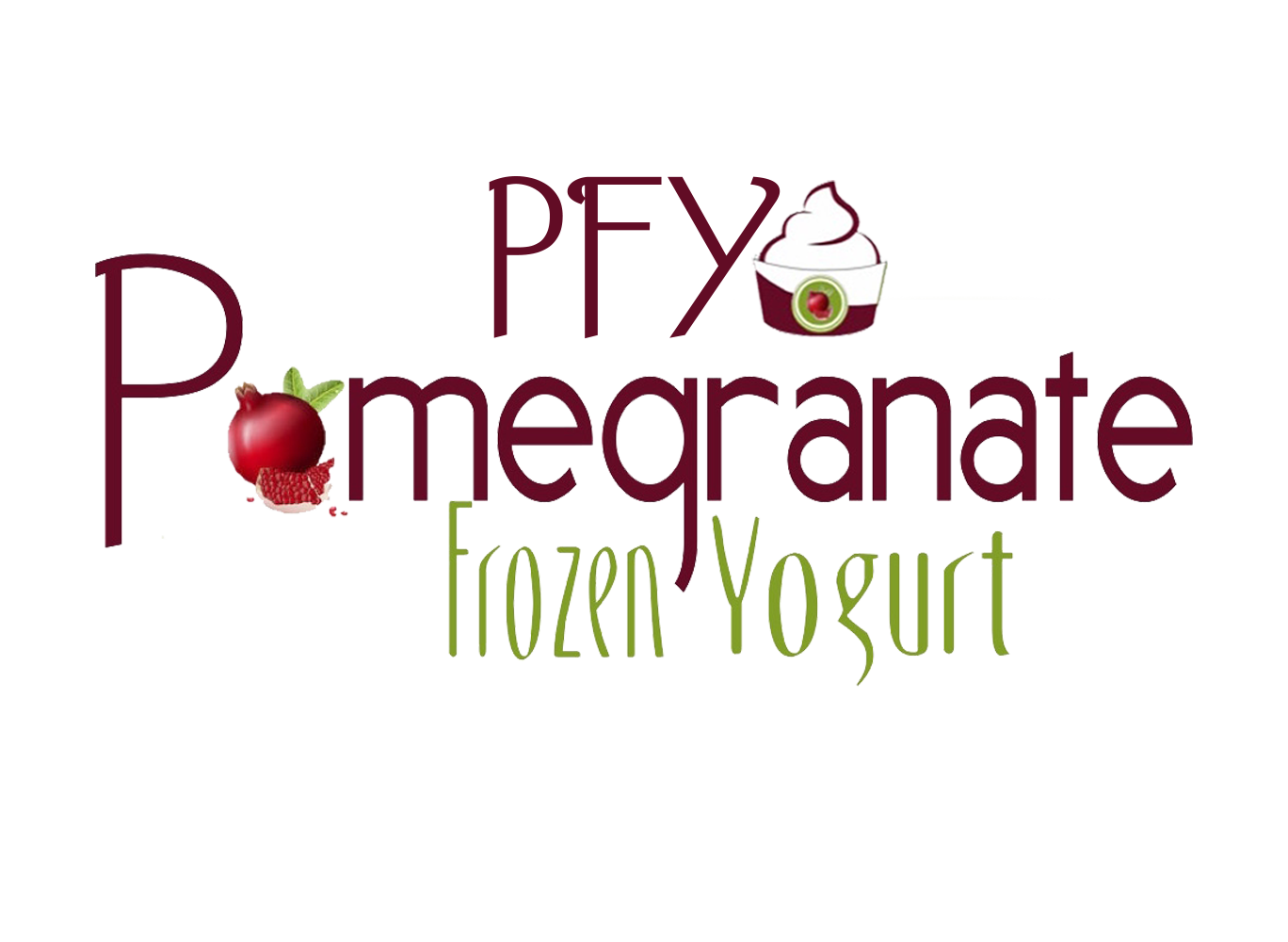 Pomegranate Frozen Yogurt