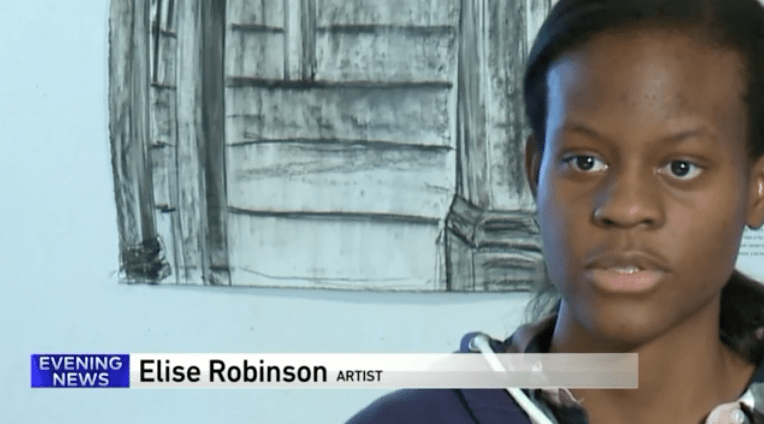 Elise Robinson (Visual Arts '18) on WGN
