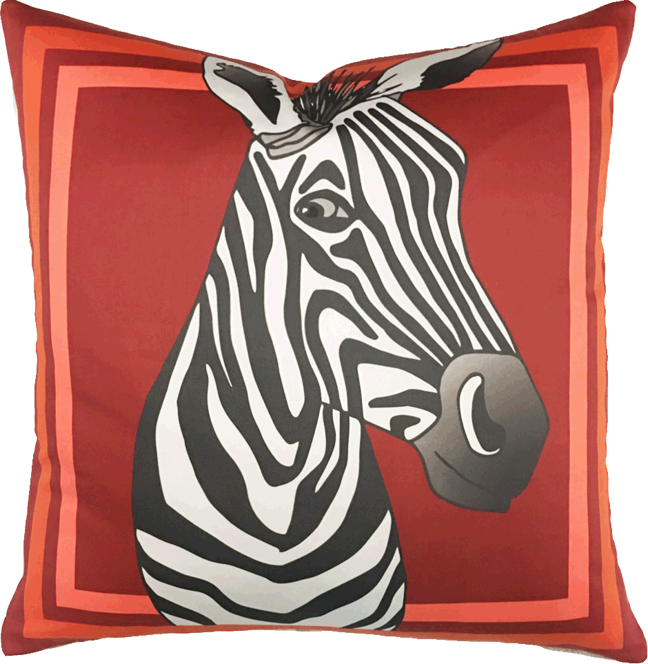 zebra pillow cover