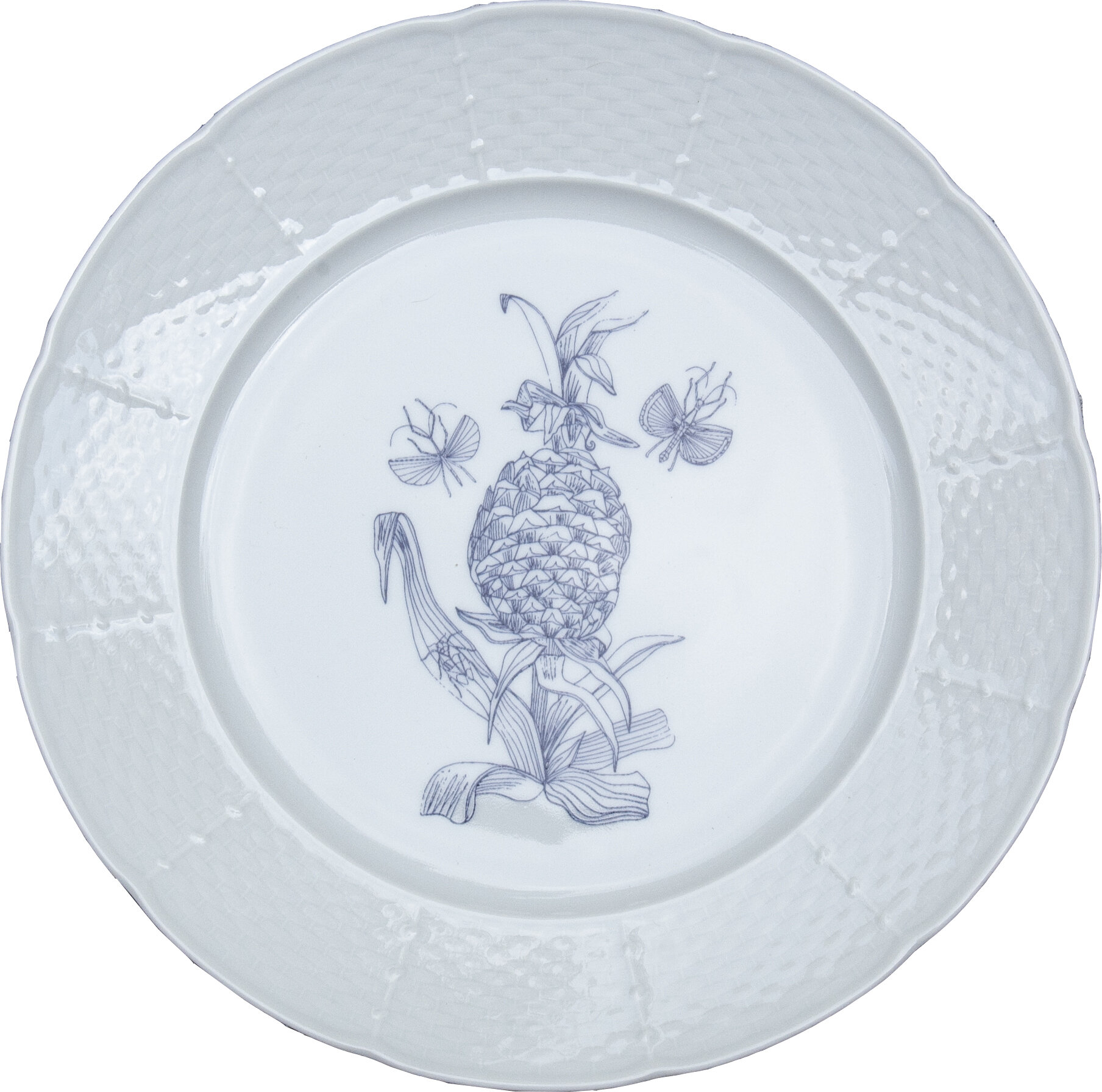 Basketweave dinnerware discount