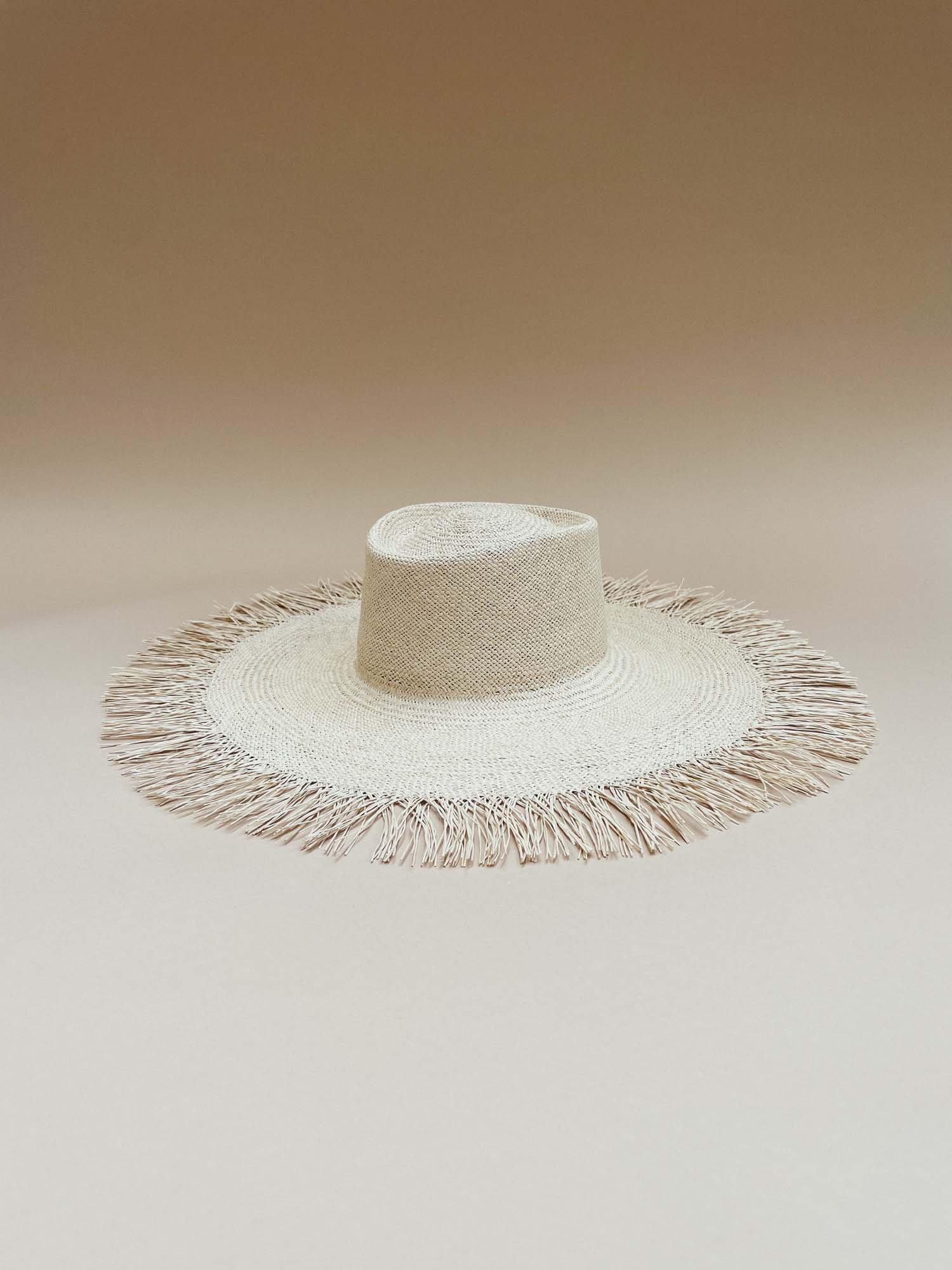 Chapeau paille Lison Natural - Chapeau en feutre et en paille pour  cérémonie et évènements - Van Palma