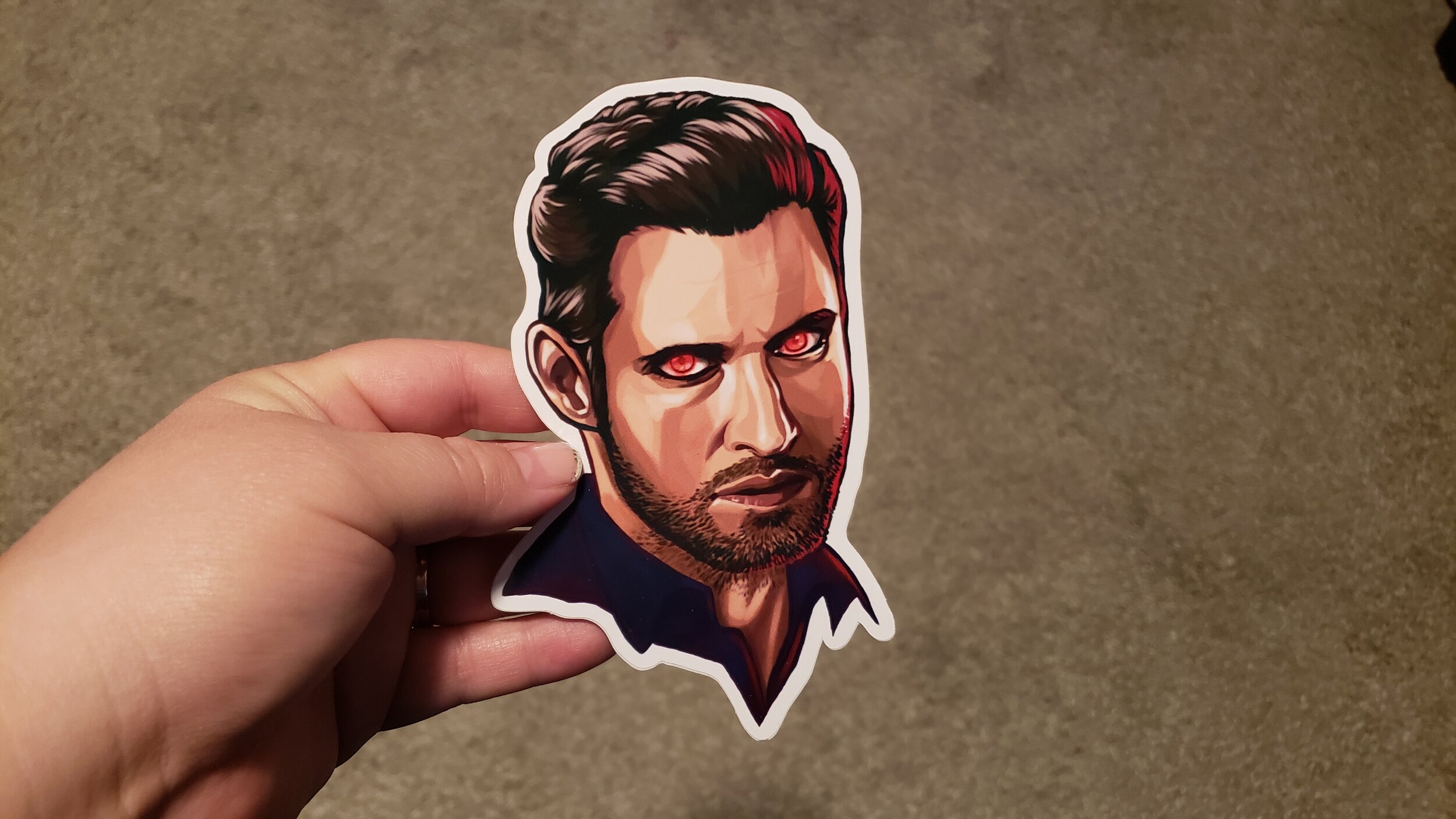 View Lucifer Morningstar Dc Fanart PNG