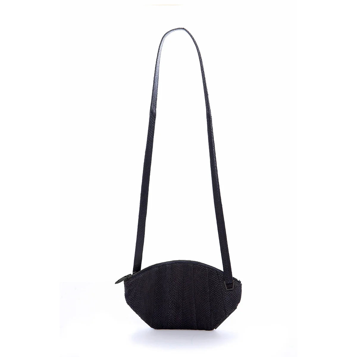 matte black crossbody bag