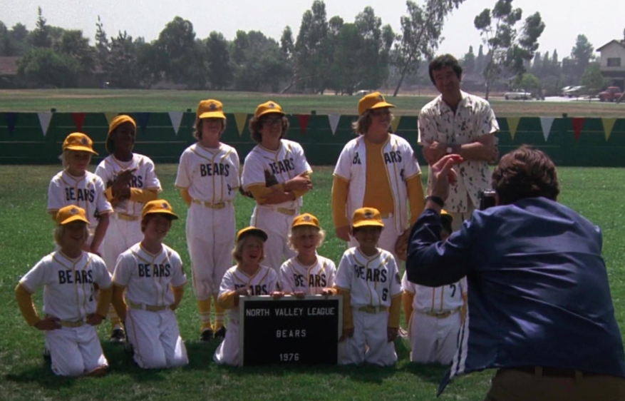 Walter Matthau and Bears in The Bad News Bears (1976)