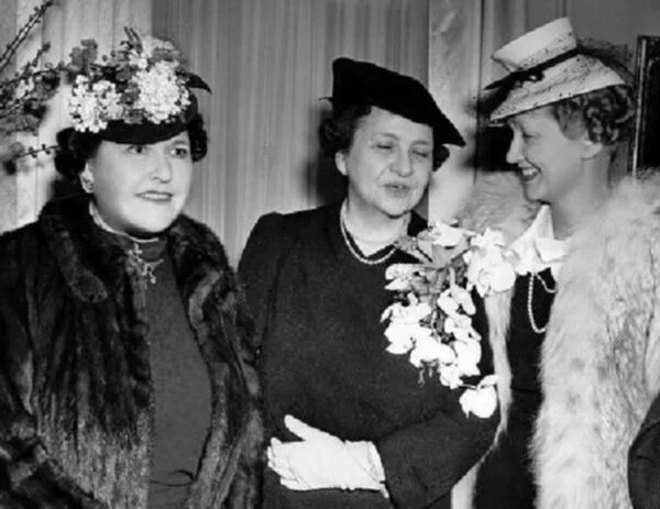 Louella Parsons (left) Hedda Hopper (right) c. 1930s