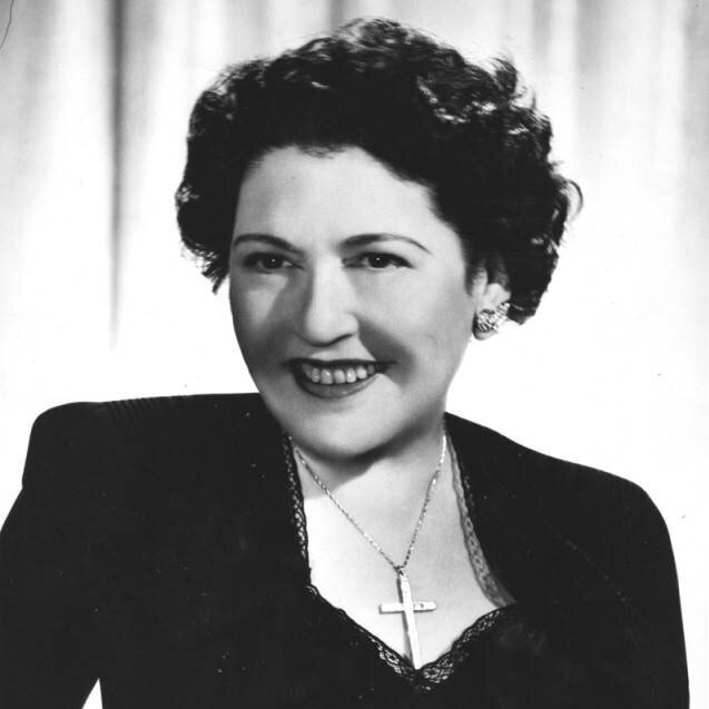 Louella Parsons, 1953 | Photo from the Los Angeles Herald Examiner Photo Collection via the Los Angeles Public Library