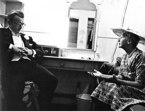 James Dean and Hedda Hopper c. 1950s