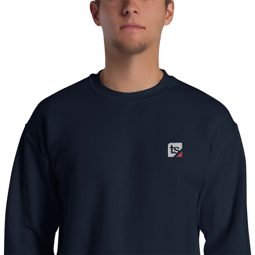 TS Corner Unisex Sweatshirt, Embroidered — Trackspec Autosports TS Corner Unisex Sweatshirt, Embroidered — Trackspec Autosports