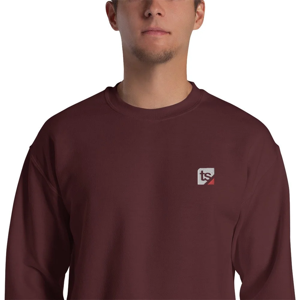 TS Corner Unisex Sweatshirt, Embroidered — Trackspec Autosports TS Corner Unisex Sweatshirt, Embroidered — Trackspec Autosports
