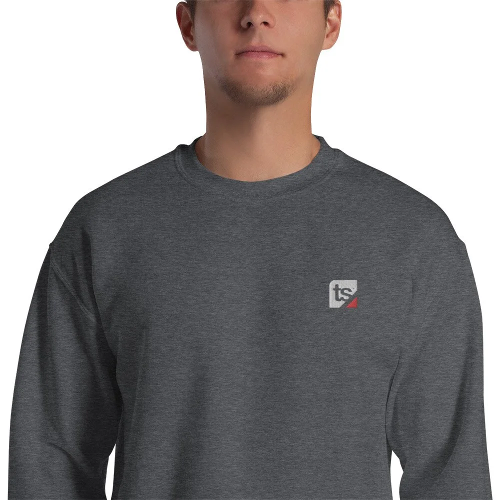 TS Corner Unisex Sweatshirt, Embroidered — Trackspec Autosports TS Corner Unisex Sweatshirt, Embroidered — Trackspec Autosports